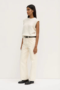 Everly Knit Vest-Cream