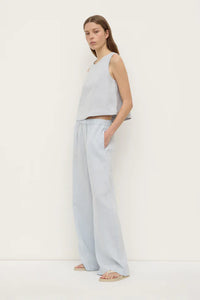 Everyday Linen Pant-Cloud