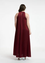 Load image into Gallery viewer, Finch Halter Neck Dress-Dessert Wine