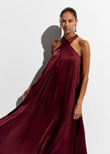 Load image into Gallery viewer, Finch Halter Neck Dress-Dessert Wine