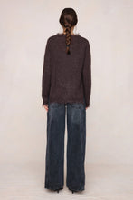 Load image into Gallery viewer, Frayed Gabrielle Jumper-Tapenade