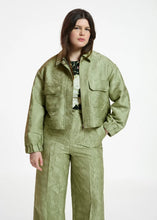 Load image into Gallery viewer, Fubious Cropped Jacket-Light Green