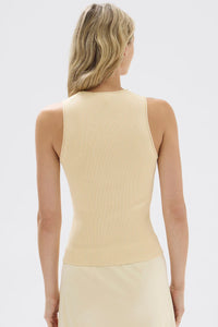 Faye Knit Tank-Pannacotta