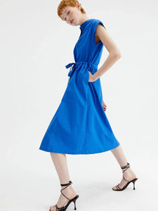 Shirt Dress-Blue