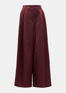 Gazpacho Wide Leg Pants-Maroon