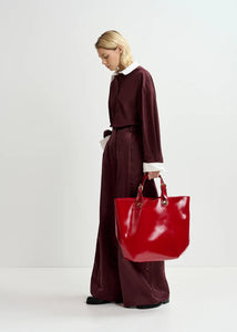 Gazpacho Wide Leg Pants-Maroon