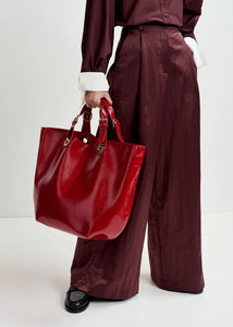 Gazpacho Wide Leg Pants-Maroon