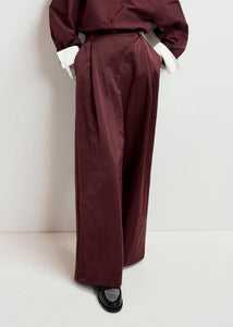 Gazpacho Wide Leg Pants-Maroon