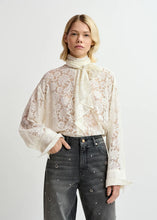 Load image into Gallery viewer, Giles Lace Shirt-Off White