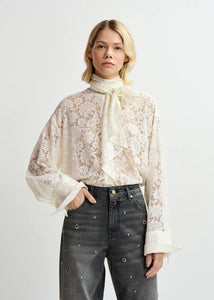 Giles Lace Shirt-Off White