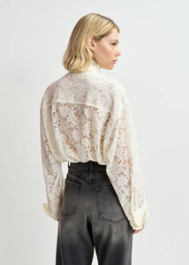 Giles Lace Shirt-Off White