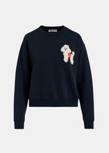 Load image into Gallery viewer, Goggy Embroidered Sweatshirt-Navy Blue