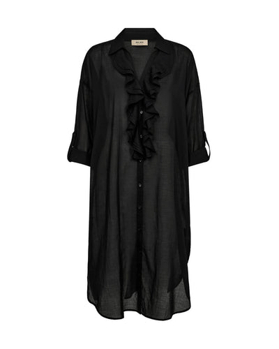 Jelena Voile Dress-Black