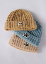 Load image into Gallery viewer, Arosa Beanie-Caramel (and Sky &amp; Biscuit)
