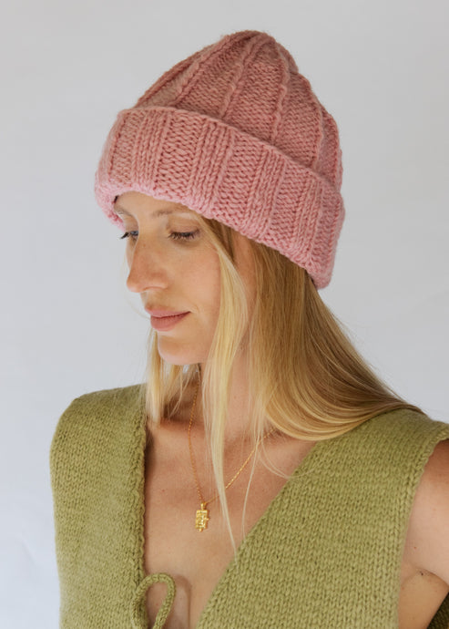Ida Beanie-Blush (and Marle)