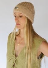 Load image into Gallery viewer, Arosa Beanie-Caramel (and Sky &amp; Biscuit)