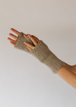 Load image into Gallery viewer, Fingerless Gloves-Natural (and Dove)