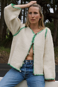 Heidelburg Cardigan-Snow