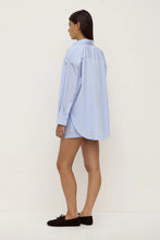 Load image into Gallery viewer, Havana Stripe Long Sleeve Shirt-Blue/White Stripe