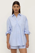 Load image into Gallery viewer, Havana Stripe Long Sleeve Shirt-Blue/White Stripe