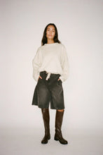 Load image into Gallery viewer, Sweat Drawstring Top-Oyster