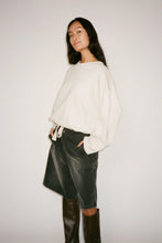 Load image into Gallery viewer, Sweat Drawstring Top-Oyster