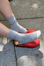 Load image into Gallery viewer, Cashmere Socks-Grey Melange