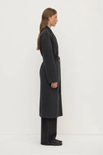 Load image into Gallery viewer, Ivy Wool Coat-Charcoal Marle