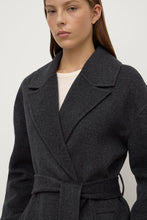 Load image into Gallery viewer, Ivy Wool Coat-Charcoal Marle