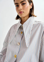 Load image into Gallery viewer, Jomato Shirt-Nile Blue / Black / Off White