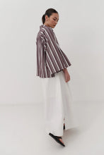 Load image into Gallery viewer, Finn Shirt-Plum Stripe
