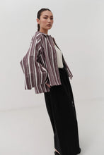 Load image into Gallery viewer, Finn Shirt-Plum Stripe