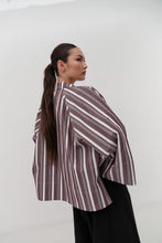 Load image into Gallery viewer, Finn Shirt-Plum Stripe