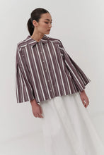Load image into Gallery viewer, Finn Shirt-Plum Stripe