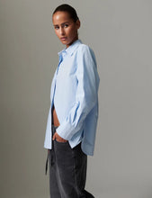 Load image into Gallery viewer, Jojo-Poplina-Chambray Blue