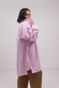Viv Shirt Dress-Lolly Pink