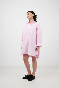 Viv Shirt Dress-Lolly Pink