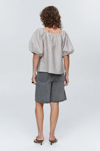 Load image into Gallery viewer, Kendra Top-Chocolate Stripe