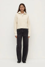 Load image into Gallery viewer, Kaia Wool Zip Sweater-Antique White