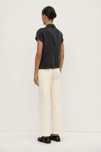 Load image into Gallery viewer, Karri Silk Short Sleeved Shirt-Black