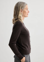 Load image into Gallery viewer, Sylvia Merino Cardigan-Espresso