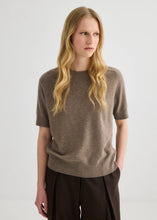 Load image into Gallery viewer, Jasper-Short Sleeve Crewneck-Cocoa Marle