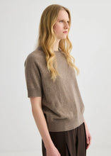 Load image into Gallery viewer, Jasper-Short Sleeve Crewneck-Cocoa Marle
