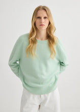 Load image into Gallery viewer, Oversized Cashmere Crew-Mint