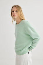 Load image into Gallery viewer, Oversized Cashmere Crew-Mint