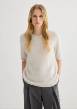 Load image into Gallery viewer, Cashmere T Shirt-Oyster