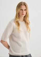 Load image into Gallery viewer, Cashmere T Shirt-Oyster