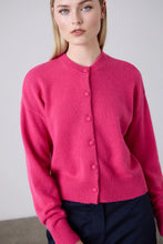 Load image into Gallery viewer, Boxy Cashmere Cardigan-Elsa Pink