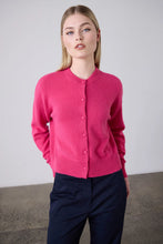 Load image into Gallery viewer, Boxy Cashmere Cardigan-Elsa Pink