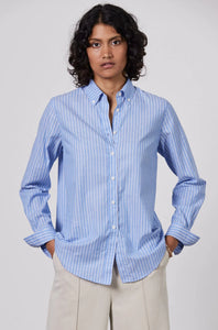 Walt Striped Cotton Shirt-Stripe